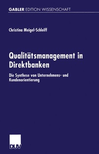 Abbildung von: Qualitätsmanagement in Direktbanken - Deutscher Universitätsverlag