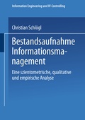 Cover: Bestandsaufnahme Informationsmanagement - Deutscher Universit&auml;tsverlag