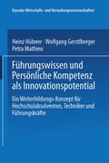 Cover: F&uuml;hrungswissen und Pers&ouml;nliche Kompetenz als Innovationspotential - Deutscher Universit&auml;tsverlag