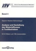 Cover: Analyse und Gestaltung des Materialflusses in Textilbetrieben - expert verlag ein Imprint von Narr Francke Attempto Verlag