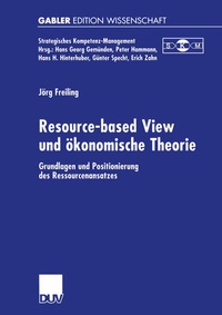 Enlarge image Cover: Resource-based View und ökonomische Theorie - Deutscher Universitätsverlag