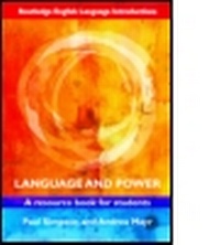 Enlarge image Cover: Language and Power - Routledge