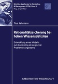 Cover: Rationalit&auml;tssicherung bei hohen Wissensdefiziten - Deutscher Universit&auml;tsverlag