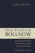Cover: Otto Friedrich Bollnow: Schriften - K&ouml;nigshausen & Neumann
