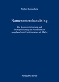 Cover: Namensmerchandising - Kovac, Dr. Verlag