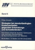 Cover: Strategien bei standortbedingten Kostennachteilen gegen&uuml;ber Entwicklungs- und Schwellenl&auml;ndern - expert verlag ein Imprint von Narr Francke Attempto Verlag