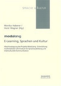 Enlarge image Cover: E-Learning, Sprachen und Kultur - Shaker