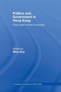 Cover: Politics and Government in Hong Kong - Routledge