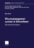Cover: Wissensmanagementsysteme in Unternehmen - Deutscher Universit&auml;tsverlag
