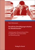 Cover: Berufliches Bew&auml;ltigungsverhalten bei Rehabilitanden - Kovac, Dr. Verlag