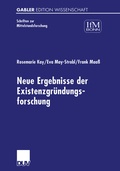 Cover: Neue Ergebnisse der Existenzgr&uuml;ndungsforschung - Deutscher Universit&auml;tsverlag