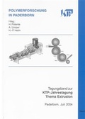 Cover: Tagungsband zur KTP-Jahrestagung Thema Extrusion - Shaker