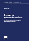 Cover: Konzern als Gr&uuml;nder-Unternehmen - Deutscher Universit&auml;tsverlag