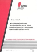 Cover: Kooperationspotenziale in bestehenden Netzwerken kleiner und mittelst&auml;ndischer Unternehmen der Automobilzulieferindustrie - Shaker