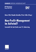 Cover: Non-Profit-Management im Aufwind? - Deutscher Universit&auml;tsverlag