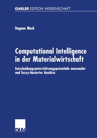 Enlarge image Cover: Computational Intelligence in der Materialwirtschaft - Deutscher Universitätsverlag