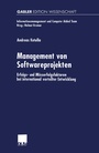 Cover: Management von Softwareprojekten - Deutscher Universitätsverlag