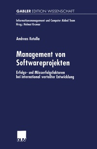 Enlarge image Cover: Management von Softwareprojekten - Deutscher Universitätsverlag