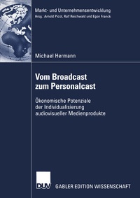 Enlarge image Cover: Vom Broadcast zum Personalcast - Deutscher Universitätsverlag