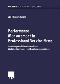 Abbildung von: Performance Measurement in Professional Service Firms - Deutscher Universitätsverlag