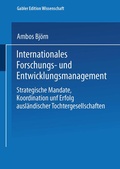 Cover: Internationales Forschungs- und Entwicklungsmanagement - Deutscher Universit&auml;tsverlag