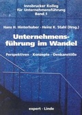 Cover: Unternehmensf&uuml;hrung im Wandel - expert verlag ein Imprint von Narr Francke Attempto Verlag
