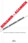 Cover: Benjamin - Agamben - K&ouml;nigshausen & Neumann