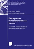 Cover: Konsequenzen wirtschaftsrechtlicher Normen - Deutscher Universit&auml;tsverlag