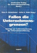 Cover: Fallen die Unternehmensgrenzen? - expert verlag ein Imprint von Narr Francke Attempto Verlag