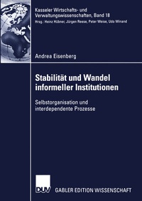 Abbildung von: Stabilität und Wandel informeller Institutionen - Deutscher Universitätsverlag