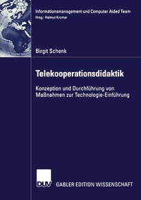 Abbildung von: Telekooperationsdidaktik - Deutscher Universitätsverlag