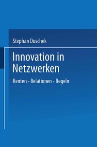 Enlarge image Cover: Innovation in Netzwerken - Deutscher Universitätsverlag
