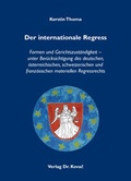 Bild: Der internationale Regress - Kovac, Dr. Verlag