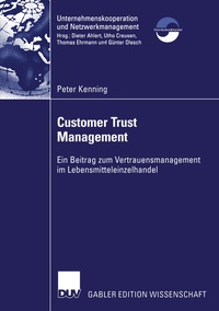 Enlarge image Cover: Customer Trust Management - Deutscher Universitätsverlag