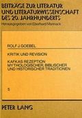 Cover: Kritik und Revision - Peter Lang Verlag