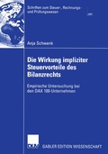 Cover: Die Wirkung impliziter Steuervorteile des Bilanzrechts - Deutscher Universit&auml;tsverlag