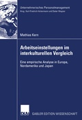 Cover: Arbeitseinstellungen im interkulturellen Vergleich - Deutscher Universit&auml;tsverlag