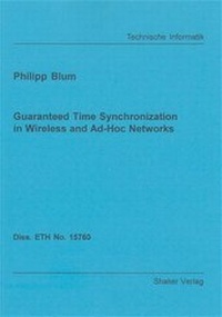 Enlarge image Cover: Guaranteed Time Synchronization in Wireless and Ad-Hoc Networks - Shaker
