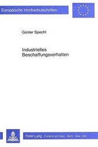 Abbildung von: Industrielles Beschaffungsverhalten - Peter Lang Verlag