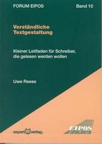 Enlarge image Cover: Verständliche Textgestaltung - expert verlag ein Imprint von Narr Francke Attempto Verlag