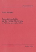 Cover: Grenzfl&auml;cheneffekte bei der Nanozerkleinerung in R&uuml;hrwerkskugelm&uuml;hlen - Shaker