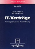 Cover: IT-Vertr&auml;ge - expert verlag ein Imprint von Narr Francke Attempto Verlag
