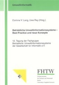 Cover: Betriebliche Umweltinformationssysteme - Best Practice und neue Konzepte - Shaker