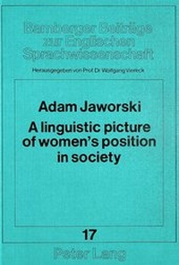 Abbildung von: A linguistic picture of women's position in society - Peter Lang Verlag