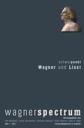 Cover: wagnerspectrum - K&ouml;nigshausen & Neumann