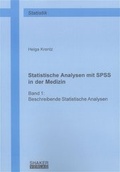 Cover: Statistische Analysen mit SPSS in der Medizin - Shaker