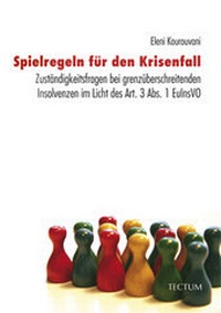 Abbildung von: Spielregeln für den Krisenfall - Tectum Wissenschaftsverlag