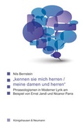 Cover: "kennen sie mich herren / meine damen und herren" - K&ouml;nigshausen & Neumann