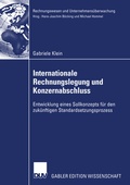 Cover: Internationale Rechnungslegung und Konzernabschluss - Deutscher Universit&auml;tsverlag