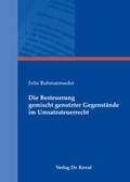 Cover: Die Besteuerung gemischt genutzter Gegenst&auml;nde im Umsatzsteuerrecht - Kovac, Dr. Verlag